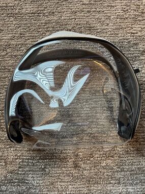 Victoria's Secret Clear Makeup Pouch with Black Trim